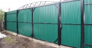 Купить ворота из профнастила Киров, цена от 4084 руб.